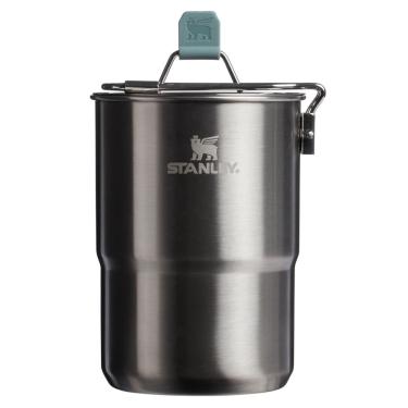 Imagem de Conjunto de fogão Stanley Wildfare Go, 4 peças, duas xícaras, aço inoxidável