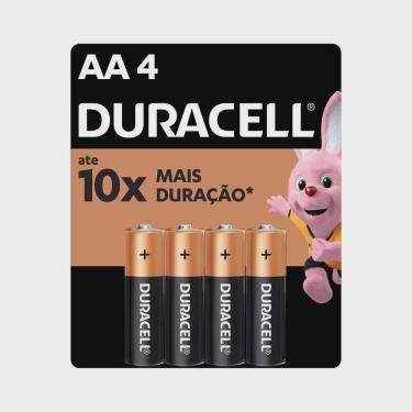 Imagem de Pilha alcalina duracell aa C/4 unidades