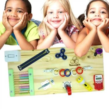 Imagem de Tablet Painel Sensorial Quadro Grande De Atividades/ Modelo Ábaco - Br