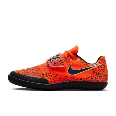 Imagem de Nike Tênis de arremesso Zoom SD 4 Track & Field, Laranja vibrante/preto/branco/Volt, 41