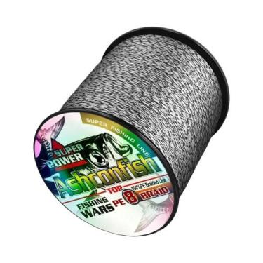 Imagem de Linha de Pesca Trançada Ashconfish - 8 Fios, 6-300LB, 300M - Super Res