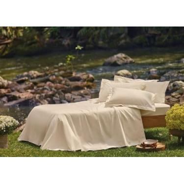 Imagem de Jogo de Cama 4 Pçs Teka Premium 100% Algodão Percal (COLEÇÃO ORGANIC, KING - 180 FIOS)