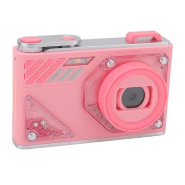 Imagem de Câmera Digital de 48MP, 1080p HD 8x Zoom Dual Lens Compact Auto Focus Camera, Fácil Operação para Estudantes, Fotografia, Viagem (PINK)
