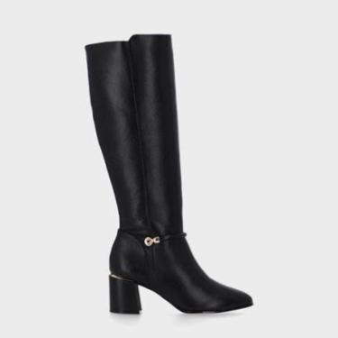 Imagem de Bota Cano Longo Couro Luz da Lua - 80740004-Feminino