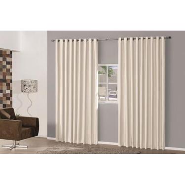 Imagem de cortina blackout tecido 3 e 4 metros 2,30 2,50 2,70 altura cores - HEL