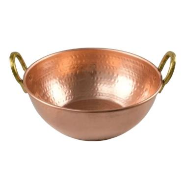 Imagem de Tacho de Cobre Puro de 10 Litro 38cm Diâmetro