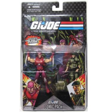 Imagem de GI Joe Hasbro 25th Anniversary 3 3/4 Wave 5 Action Figures Comic Book 2Pack Falcon Nemesis Enforcer