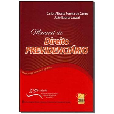 Imagem de Manual De Direito Previdenciario-13Ed/11 Conceito