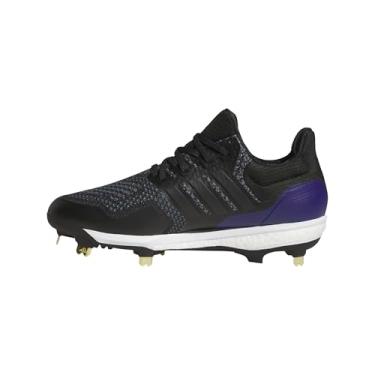 Imagem de adidas Tênis de beisebol unissex Ultraboost DNA 1.0 Dugout, Preto/preto/dourado metálico, 11 Women/10 Men