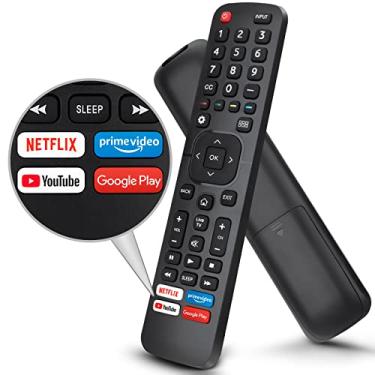 Imagem de Controle remoto universal ERF2G60H para substituição de controle remoto Hisense Sharp LED Smart TV EN2A27 EN2BK27S, compatível com Hisense Android TV Google TV
