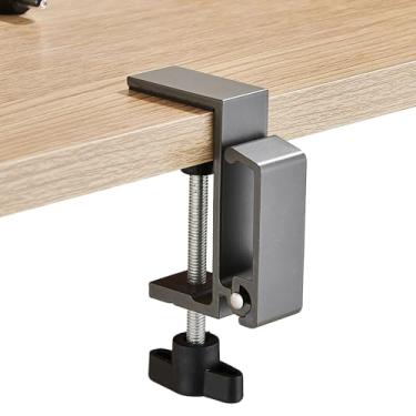 Imagem de Headphone Stand, Foldable Headset Hanger - Removable Headphone Holder Hook Mount, Adjustable PC Gaming Headset Stand Holder Clip Under Desk Clamp for Airpods Max, HyperX, Sennheiser