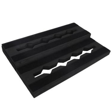 Imagem de Jiawu Suporte para Pedal de Guitarra para 6 a 10 Pedais de Efeito, Anti -deslize, Design Leve e Modular, Acessórios de Pedalboard de Efeitos de Guitarra EVA, Mini Pedais de Efeitos de