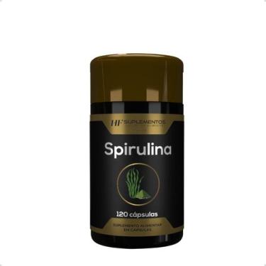 Imagem de Spirulina 120 cápsulas hf suplementos