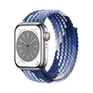 Imagem de Pulseira Trançada Solo Loop Para Apple Watch De 40mm 41mm 42mm 44mm 45