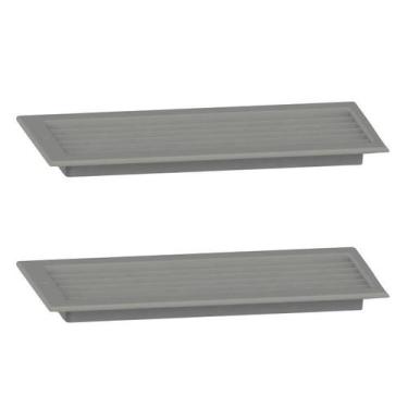 Imagem de Grade Ventilação Retangular Encaixe 30x13 Exaustores - 2 U - MARELAGO