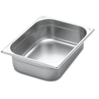Imagem de Cuba Gastronômica Tramontina 1/2 em Aço Inox sem Alças Profundidade 18