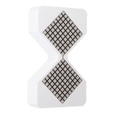 Imagem de Jectse Timer de Ampulheta Eletrônica, Luz Ambiente Exclusiva, Design Inovador, Timer Digital de 450mAh ABS para Produtividade, Lembrete de Tempo Diário Decorativo (Branco)