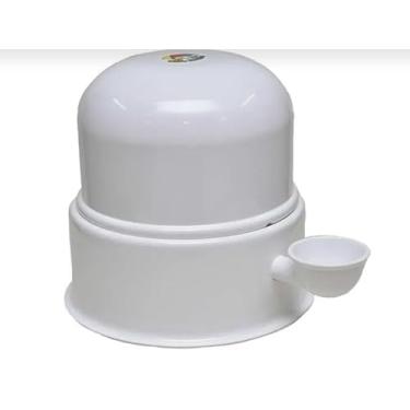 Imagem de Bebedouro Vida Mansa para Pets, Alumínio, 3 Litros, Branco