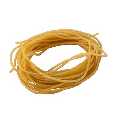 Imagem de Tubo de borracha de látex natural ID 1/40.6 cm, 1/20.3 cm OD, 10.1 m Comprimento para Slingshot Catapult Sporting Elastic Band Hose (amarelo)