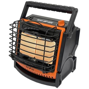 Imagem de Aquecedor a Gás Portátil 18000 BTU com Controle de Temperatura, HEAT HOG HH 18SLN A, Preto