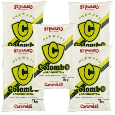 Imagem de Açúcar Cristal 5kg (5x1kg) – Ideal para Doces, Sucos, Bolos e Uso Diário na Cozinha