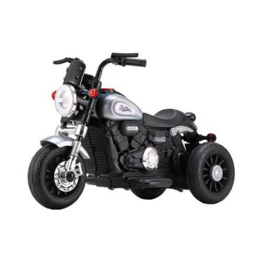 Imagem de Mini Moto Elétrica Infantil Halei Branca 6v Zippy Toys