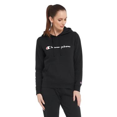 Imagem de MOLETOM FEMININO CHAMPION LOGO SCRIPT INK BLACK-Feminino