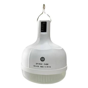 Imagem de Lampada Led Recarregavel Portatil Camping Emergencia 48W