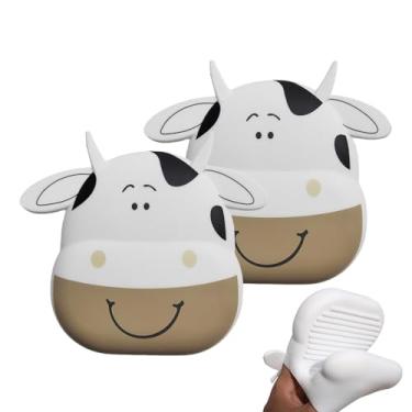 Imagem de Luva de forno de silicone | Luvas de churrasco de silicone à prova de calor, luvas de forno para ferramentas de cozimento, tipo beliscar, anti-queimaduras para cozinhar, assar, festa e churrasco ao ar