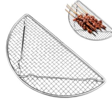 Imagem de Assadeira de resfriamento | Rack de resfriamento de assadeira inoxidável, antiaderente, fácil de limpar, seguro para lava-louças, suporte para grelhar para chef, restaurante, cozinha