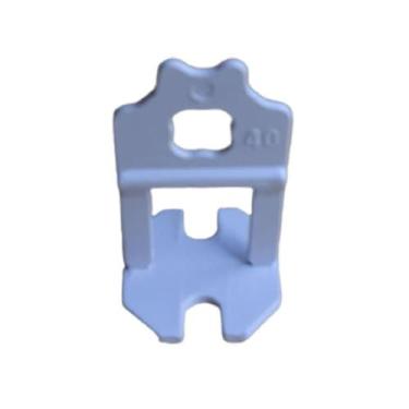 Imagem de Kit 50 Espaçador Piso Nivelador Porcelanato 1Mm Branco - H Plásticos