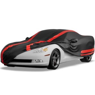 Imagem de JOYTUTUS Capa de carro compatível com Corvette C6 Stingray Z06 Z51 2005-2013, capa impermeável para todos os climas internos e externos C6 Corvette