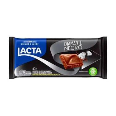 Imagem de Chocolate ao Leite Diamante Negro Lacta 80g