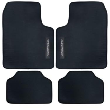 Imagem de Jogo Tapete Universal Borracha Automotivo 4 Peças (Jogo Tapete Borracha Corsa, celta)