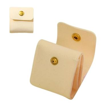 Imagem de Pequeno Estojo De Joias De Viagem - Pochete De De Mão Portátil Com Fivela,Pequeno E Portátil Estojo De Joias De Viagem,Para Mulheres E Meninas, Para Colares, Brincos, Pulseiras, E Broches