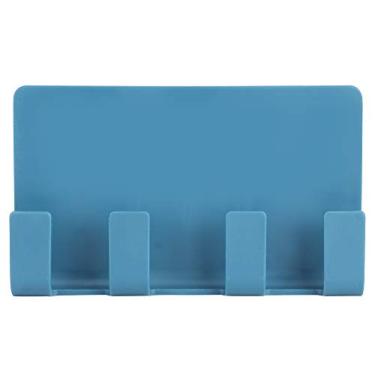 Imagem de Acouto 4 Unidades Elegantes de 4 Suportes de Rack de Carregamento para Celular Montados na Parede - Solução de Armazenamento Versátil, Banheiro, Cozinha ou Quarto - Adesivo Forte e Sem Costura,