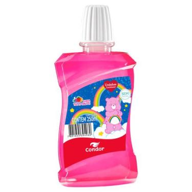 Imagem de Enxaguante Bucal Zero Álcool Ursinhos Carinhosos Condor 250ml, Rosa