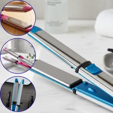 Imagem de Chapinha Modeladora de Cabelo 2 Em 1 Prancha Alisadora e Ondulador Pro