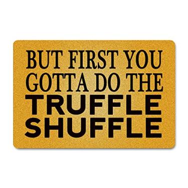 Imagem de FunXiLin Tapete de boas-vindas engraçado (60 x 40 cm) tapete antiderrapante tapete de presente tapetes personalizados para decoração de casa tapetes e tapetes de entrada na porta da cozinha (mas