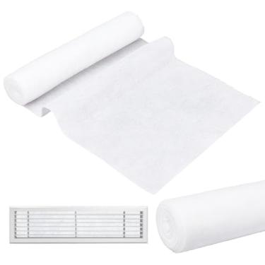 Imagem de OLYCRAFT Rolo de mídia de filtros de ventilação de 29,5 a 30,7 polegadas de largura, corte de algodão para caber em filtros de ventilação de ar, rolos de mídia de filtro de ar eletrostático para