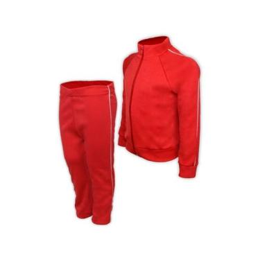 Imagem de Conjunto Helanca Infantil Vermelho - Del France, 08