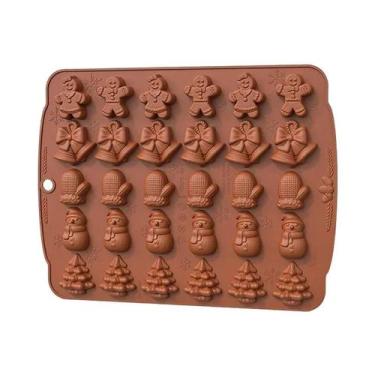 Imagem de Molde De Silicone Para Chocolate Em Forma De Homem De Gengibre, Boneco