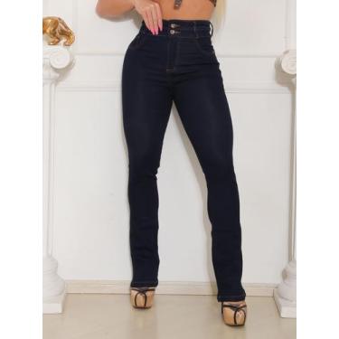 Imagem de Calça premium flare cos alto amaciado levanta bumbum - Ss Jeans, 36