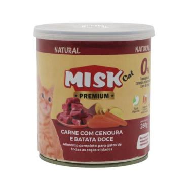 Imagem de Ração Úmida Misk Premium Gato Carne Com Batata Doce 280G