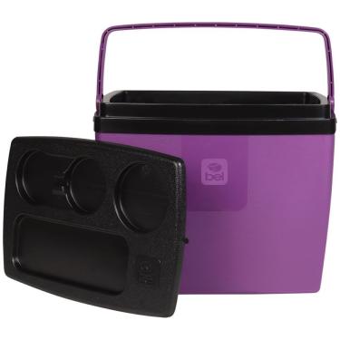 Imagem de Caixa Térmica 19 Litros Polipropileno Bel Açaí E Preta
