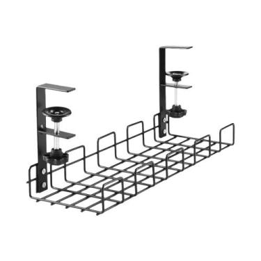 Imagem de Organizador De Cabos Para Abaixo Da Mesa, Prateleira De Armazenamento 