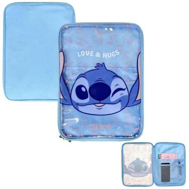 Imagem de Pasta Criativa Universitária Com Bolso Stitch - 4794 - Dac