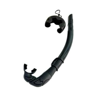 Imagem de Snorkel Dobrável De Silicone Macio Com Estojo De Armazenamento Para Me