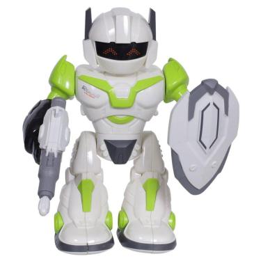 Imagem de Brinquedo Robô Dominador Movimento Luz Led
