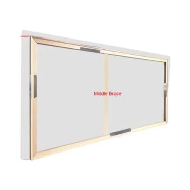 Imagem de Moldura De Madeira Natural Grande Para Quadros De Parede 50X70 60X90 7